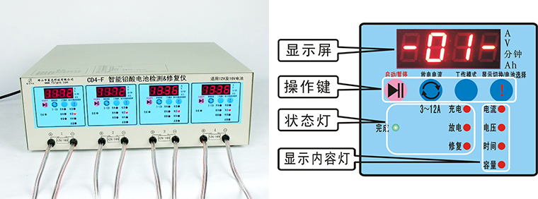 CD4-F蓝光智能铅酸电池检测仪